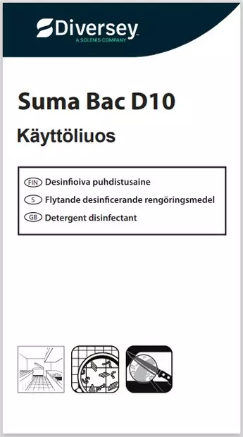 Suma Bac D10 - Working solution bottles and labels - 187543 - 1