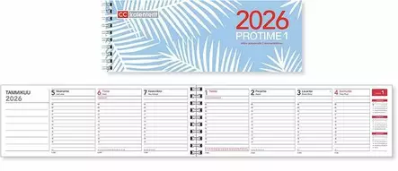 Memo-viikkomuistio, sininen/Protime 1 - Pöytäkalenterit - 185223 - 1