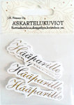 Askartelukuvio hääparille 6kpl/pkt - Craft supplies - 146513 - 1