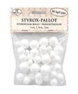 Styrox-pallo 1-2cm 50kpl/pkt - Craft supplies - 176463 - 1