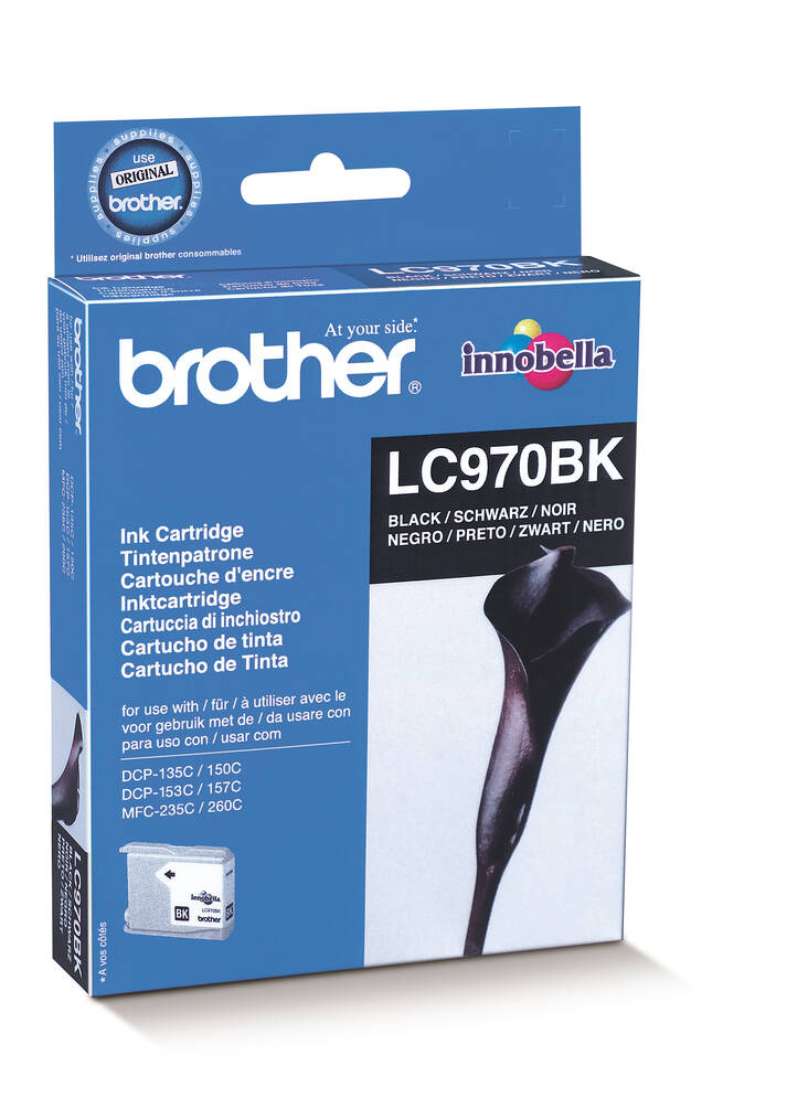 BROTHER LC970BK mustesuihku - Brother inkjet cartridges - 117523 - 1