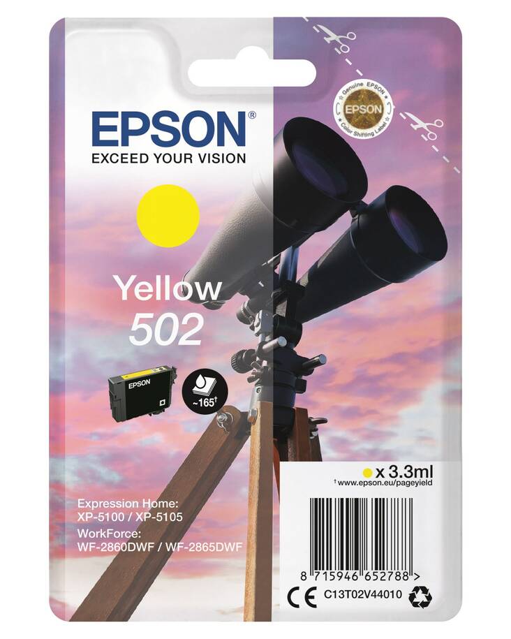 EPSON T502 mustesuihku - Epson inkjet cartridges - 172273 - 1
