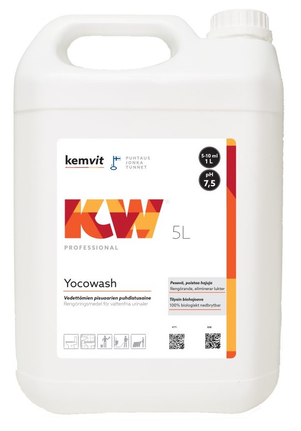 Erikoispuhdistusaine 5L KW Yocowash - Sanitary area cleaning products - 174383 - 1