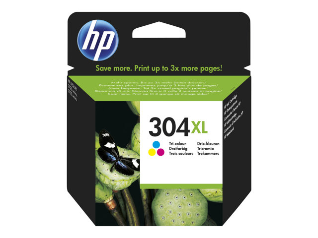 HP 304XL mustesuihku - HP inkjet cartridges - 154773 - 1