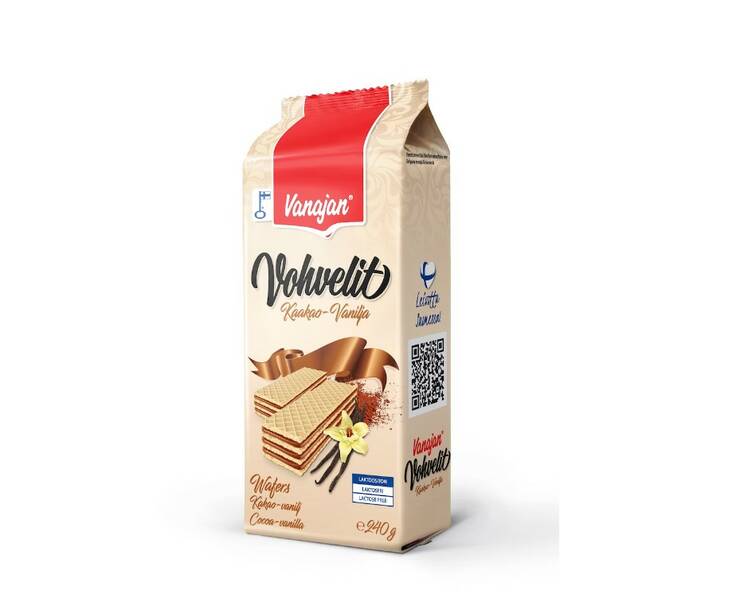 Keksi vohveli 240g VANAJAN - Biscuits and crackers - 153303 - 1