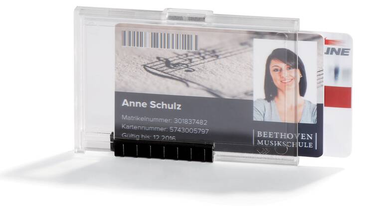 Kongressitasku kahdelle kortille - Conference and name badge holders - 154993 - 1