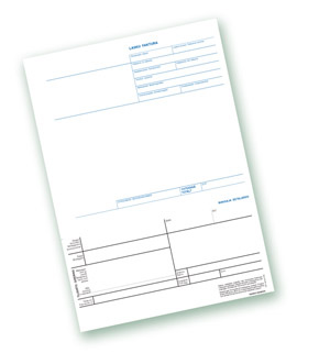 Laskutilisiirto laserarkki A4 esipain. - Forms - 100153 - 1