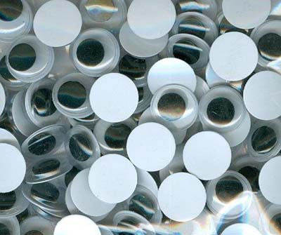 Liikkuvat silmät 12mm - Askartelutarvikkeet - 165813 - 1