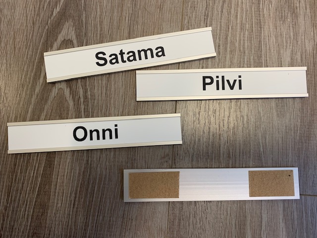 Neuvotteluhuoneen ovikyltti alumiini - Other printed products - 159803 - 1