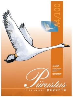 Piirustuspaperi A4/100 120g PAPERIPISTE - Drawing and artist papers - 102513 - 1