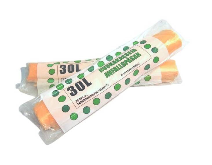 Roskapussi 30L MD-PE sangoilla - Garbage bags - 157123 - 1