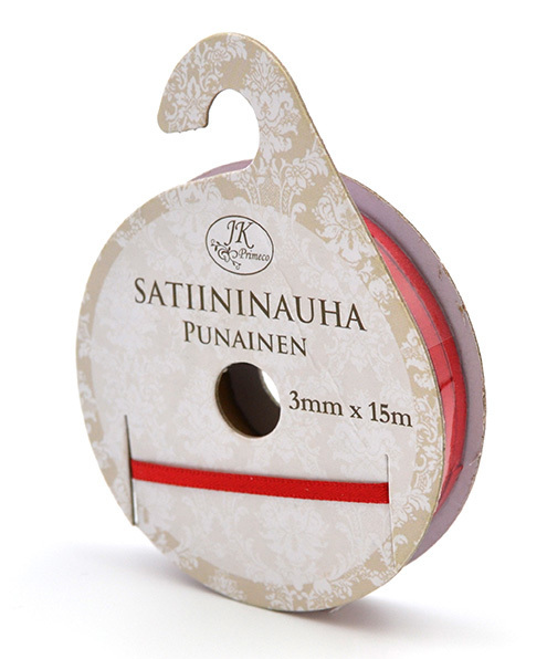 Satiininauha 3mmx15m - Craft supplies - 159383 - 1