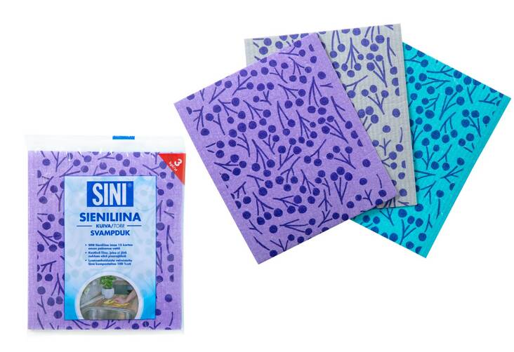 Sieniliina kuiva 18x20cm SINI - Muut pyyhkeet - 149683 - 1