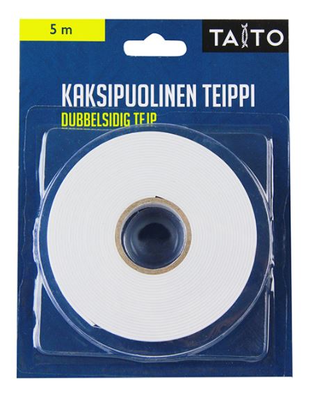 Teippi 19mm/5m TAITO - Double-sided Tapes and Mounting Adhesive - 139403 - 1