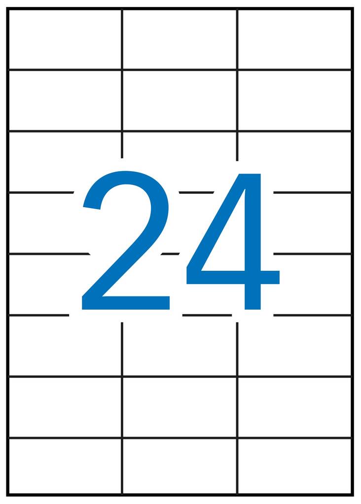 Tulostustarra 70x37 APLI 24-jak - Tulostus- ja kopiotarrat - 109673 - 1