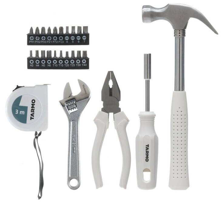 Työkalusarja 25 osaa TARMO - Käsityökalut muut - 159113 - 1