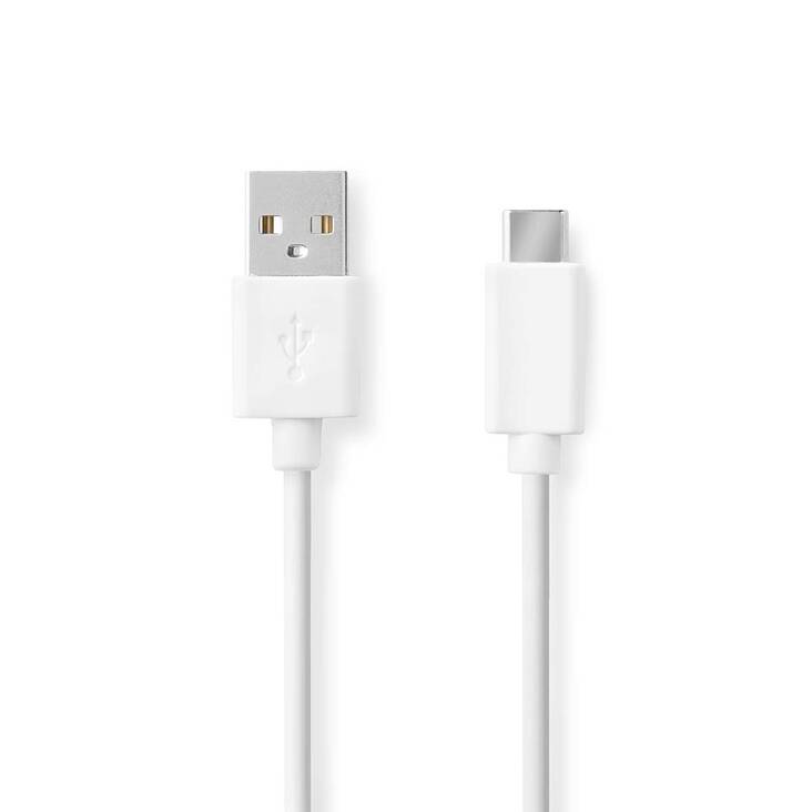 USB 2.0 Kaapeli USB-C Uros - A-Uros 2m - Puhelintarvikkeet - 171073 - 1