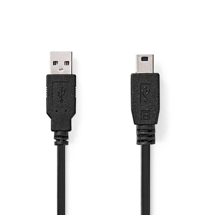 Usb 2.0 kaapeli a uros - mini usb uros 2m - Cables and cable trays, extension cords - 139163 - 1