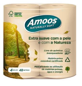 WC-paperi Amoos Naturally - Small rolls and dispensers - 171293 - 1