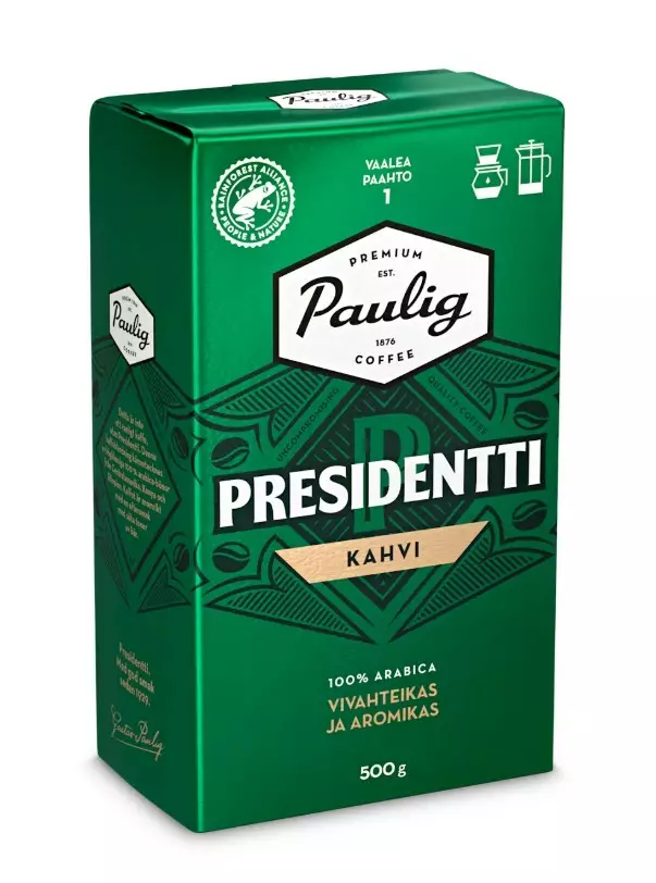 Kahvi 500g PAULIG Presidentti - Kahvit, teet ja kaakaot - 131003 - 1