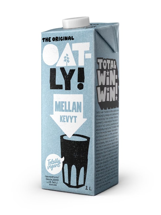 Kaurajuoma 1,5% 1L OATLY Kevyt - Milk and creamers - 169103 - 1