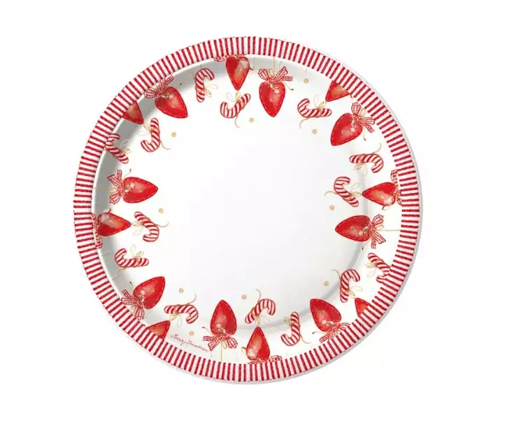 Lautanen 22cm HAVI Joulukaramelli - Disposable plates and bowls - 182693 - 1