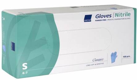 Nitriilikäsine pitkä S/7 ABENA - Suojavarusteet (käsineet,päähineet yms) - 167474 - 1