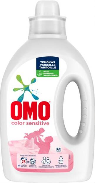 Pyykinpesuneste 920ml OMO ColorSensitive - Tekstiilien puhdistus ja huolto - 154184 - 1
