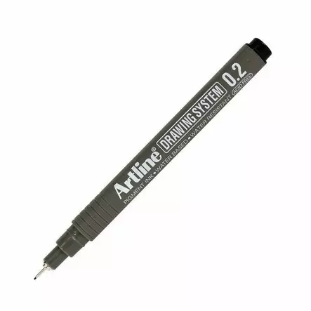 Tekninen piirustuskynä ARTLINE 0,2mm - Kuitukärkikynät - 188724 - 1