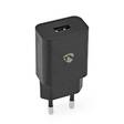 Seinälaturi 1 x USB-A - 2.4 A Nedis - Phone accessories - 173274 - 1