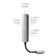 Moniporttisovitin Usb-C 4-in1 NEDIS - Muut koneet ja esityslaitteet - 187124 - 7