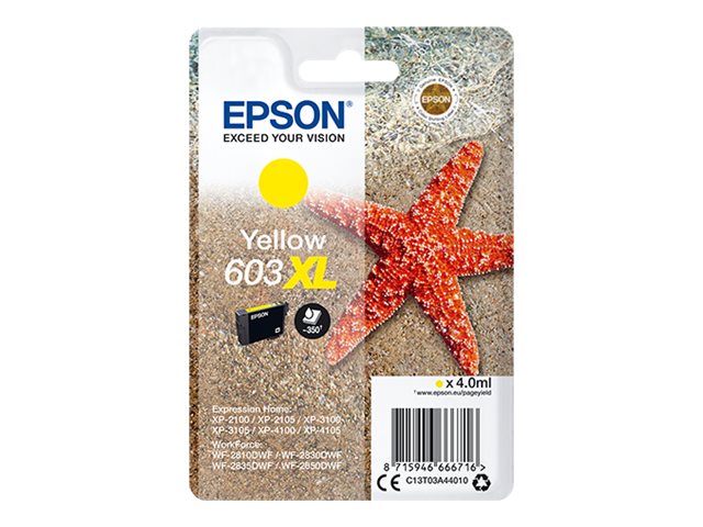 EPSON 603XL mustesuihku - Epson inkjet cartridges - 169874 - 1
