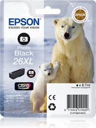EPSON T2631 mustesuihku 26XL - Mustesuihkuvärit Epson - 133624 - 1