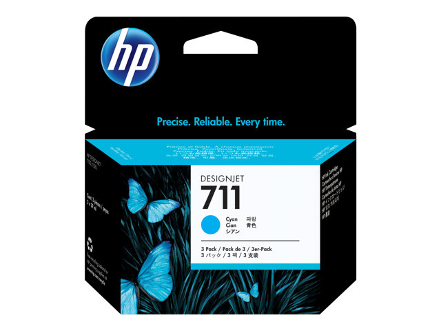 HP 711 CZ134A mustesuihku - HP inkjet cartridges - 133394 - 1