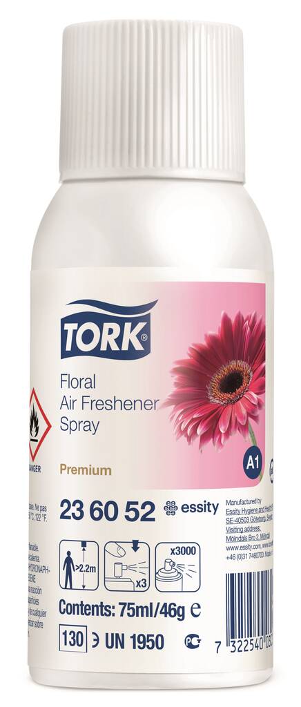Ilmanraikastin 75ml TORK A1 - Air fresheners and dispensers - 116724 - 1
