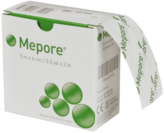 Kangaslaastari 5m/4cm MEPORE - Laastarit - 175044 - 1