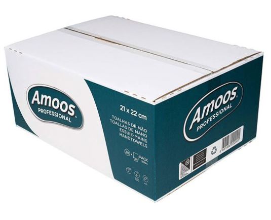 Käsipyyhe AMOOS V-taitto Professional - Folded hand towels and dispensers - 172204 - 1