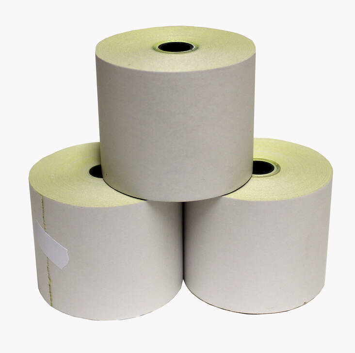 Kassakuittirulla 57x65/70x12mm (22m) - Cash Register and POS Rolls 2-ply - 102344 - 1