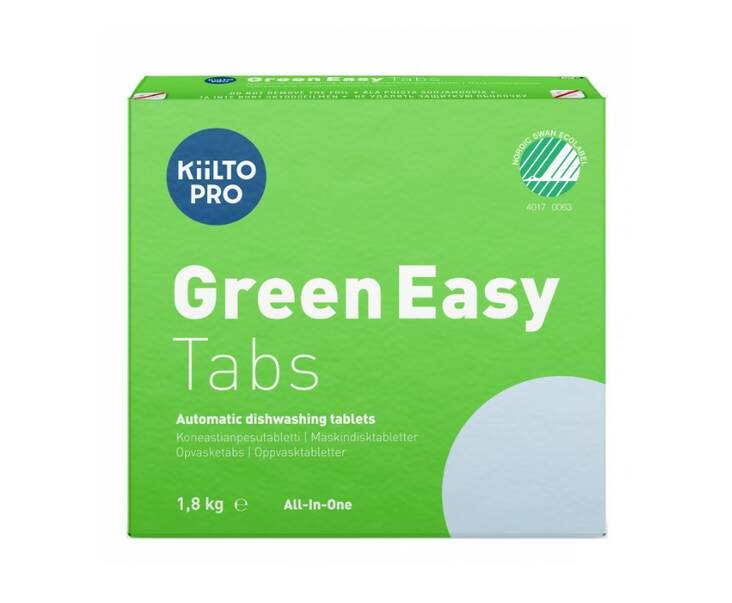 Konetiskitabletti 100tab KIILTO Green - Dishwashing liquids and kitchen cleaners - 154234 - 1