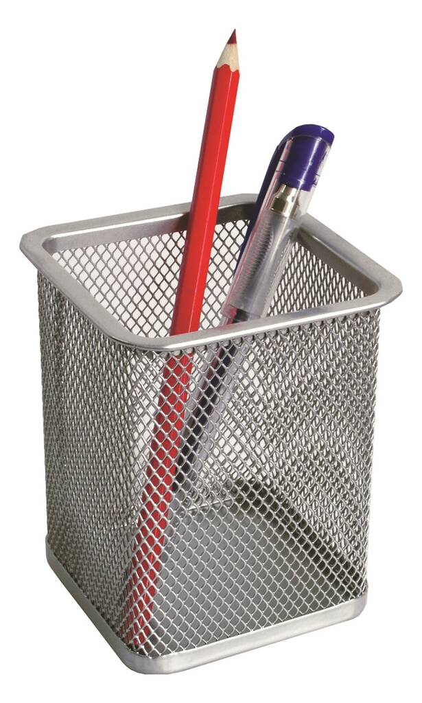 Kynäpurkki BNT metalli neliskulma - Kynäpurkit, tarvikelokerot - 122624 - 1