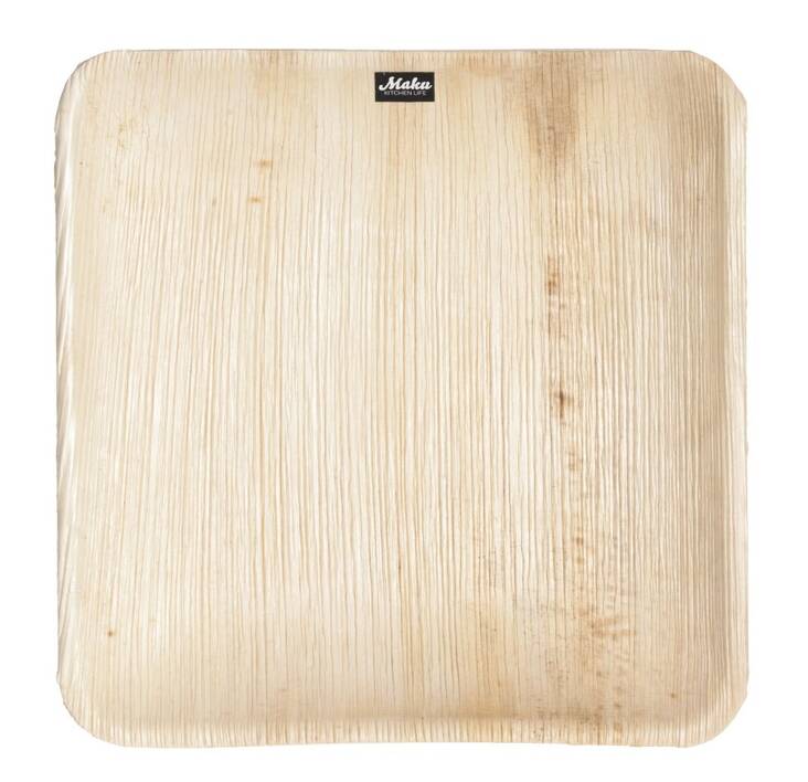 Lautanen 20x20cm MAKU Palmunlehti - Kertakäyttölautaset ja -kulhot - 154494 - 1