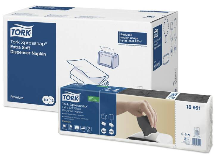 Lautasliina 22x17cm TORK Xpressnap N4 - Napkins and paper serviettes - 154764 - 1