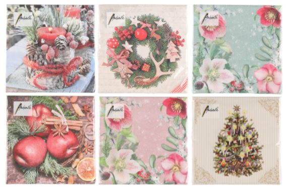 Lautasliina 33x33cm Jouluaihe AMBIENTE - Servietit ja lautasliinat - 150234 - 3