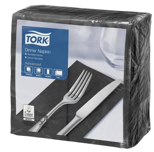 Lautasliina 39x39cm 1/8 TORK Dinner - Servietit ja lautasliinat - 163734 - 1