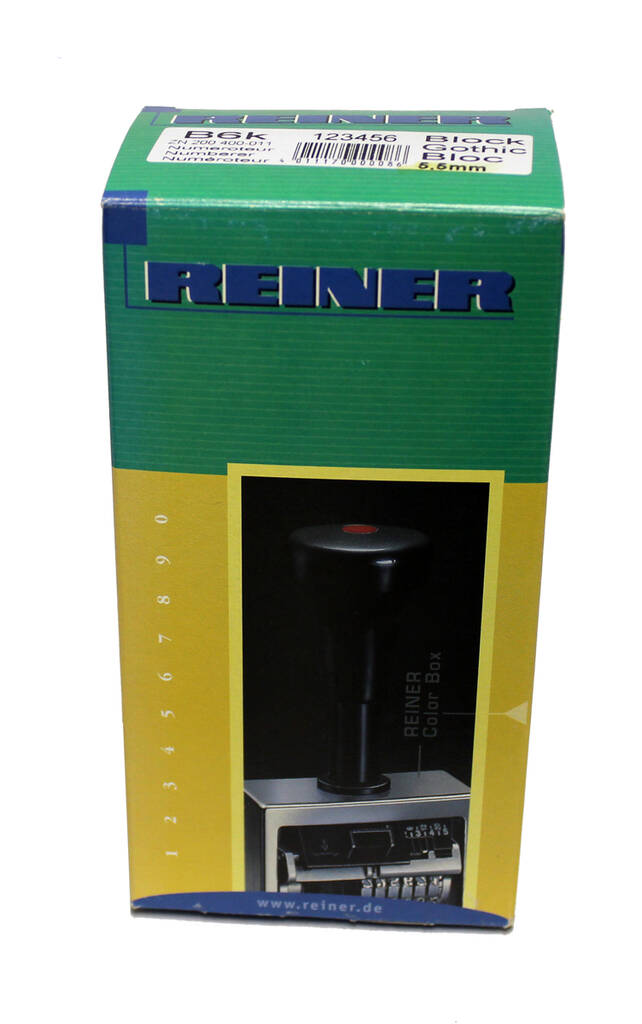 Leimasin REINER B6k 6-numer. 4.5mm - Stamps - 103574 - 1