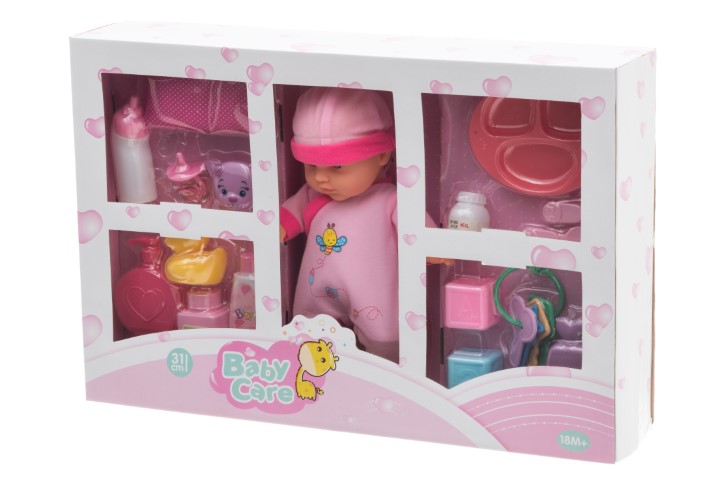 Nukke 30cm ja tarvikkeet 16kpl - Lelut - 169164 - 1