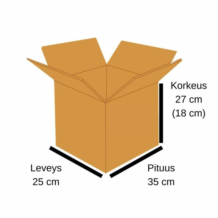 Pahvilaatikko nro 7 - Cardboard boxes - 173874 - 1