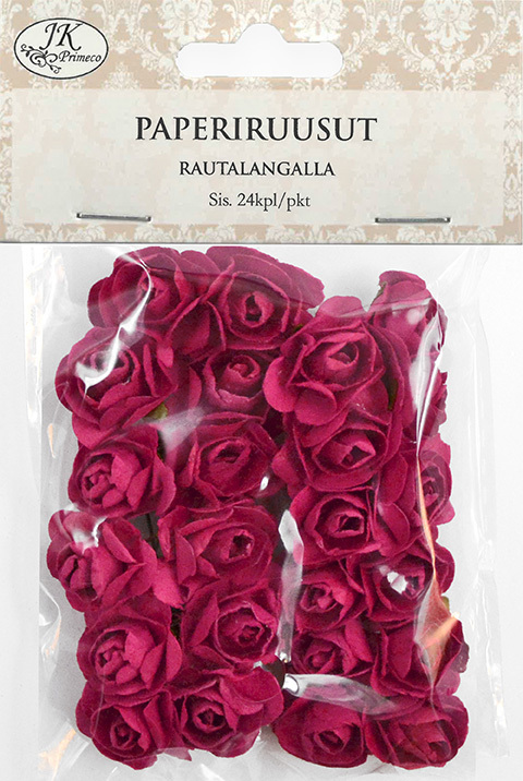 Paperiruusu 24kpl/pss - Craft supplies - 157794 - 1