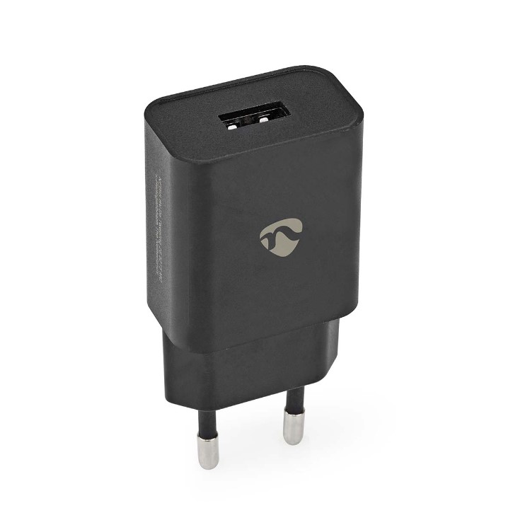 Seinälaturi 1 x USB-A - 2.4 A Nedis - Phone accessories - 173274 - 1