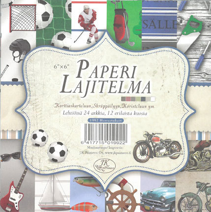 Skräppäyslehtiö Harrastukset 6x6 - Craft supplies - 146494 - 1